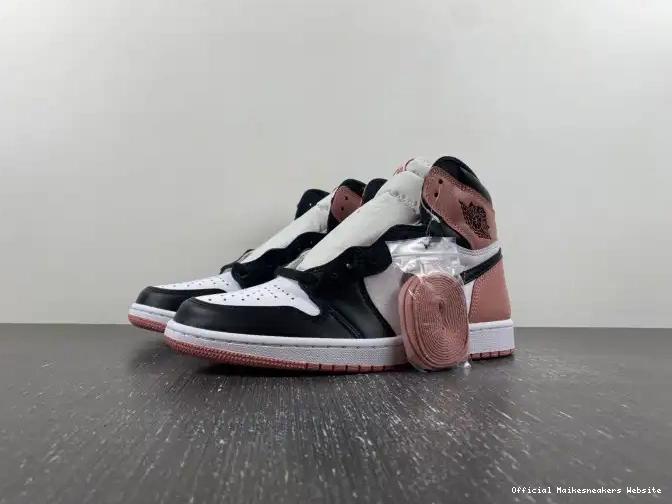 Official Maikesneakers Rust High Pink Jordan Nrg 861428-101 Og Retro Air 1 0602